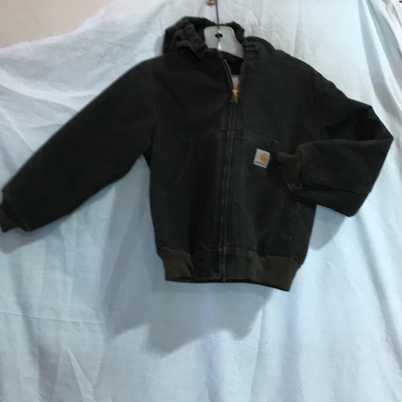 Youth small Carhartt hooded jacket quilted new without tags